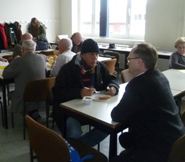 gesprek met taart